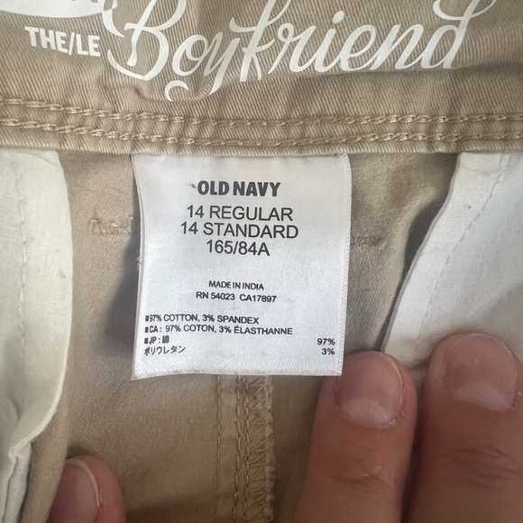 Old Navy Boyfriend Khakis - Picture 3 of 3